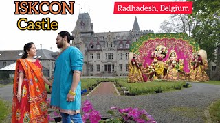 Radhadesh ISKCON, Durbuy, Belgium | Stay, Pooja ISKCON |Marathi couple | Indian culture abroad