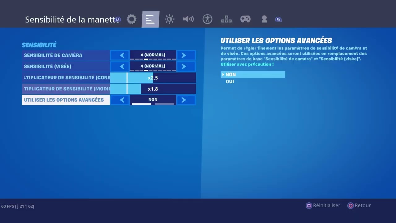 Comment faire pour mettre ses ancien paramètre Fortnite - YouTube