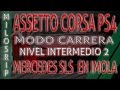 Assetto Corsa PS4 modo carrera nivel intermedio 2 Mercedes SLS en IMOLA