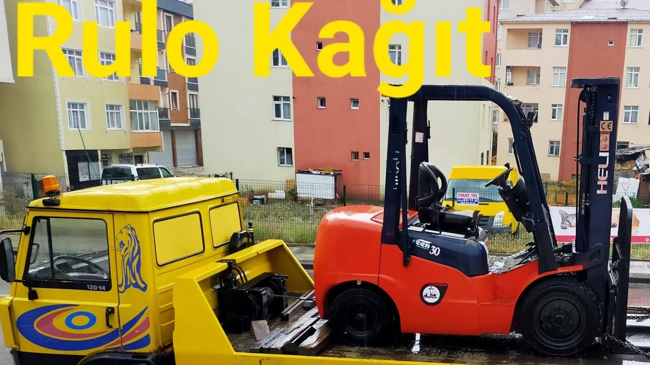 Kiralık Forklift ile Rulo Kağıt İndirmek ! YouTube