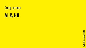 AgileByExample 2024: Craig Larman – AI & HR
