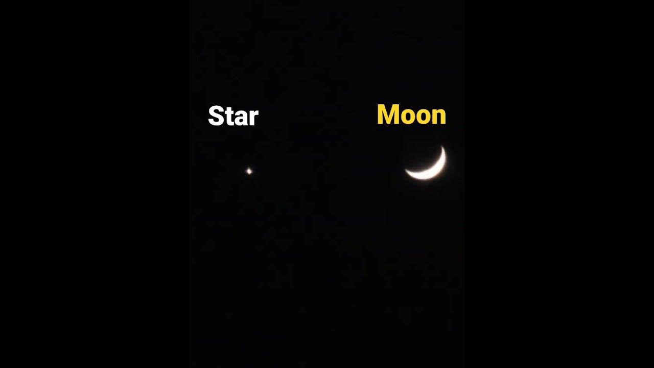 star-next-to-moon-nightview-star-moon-camera-youtube