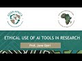 Using AI Tools Ethically for Research