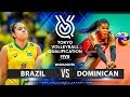 Brazil vs Dominican | Highlights | Women's Volleyball Olympic Qualifying Tournament 2019
