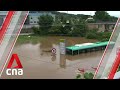 South Korea battling floods and landslides after 44 straight days of rain