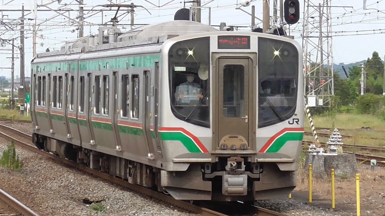 E721系による一ノ関ワンマンの代走!! 車外放送も収録!!【E721系0番代(P