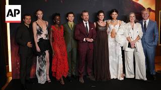Zendaya, Matt Damon, Tom Holland and 'The Odyssey' cast attend Paris premiere