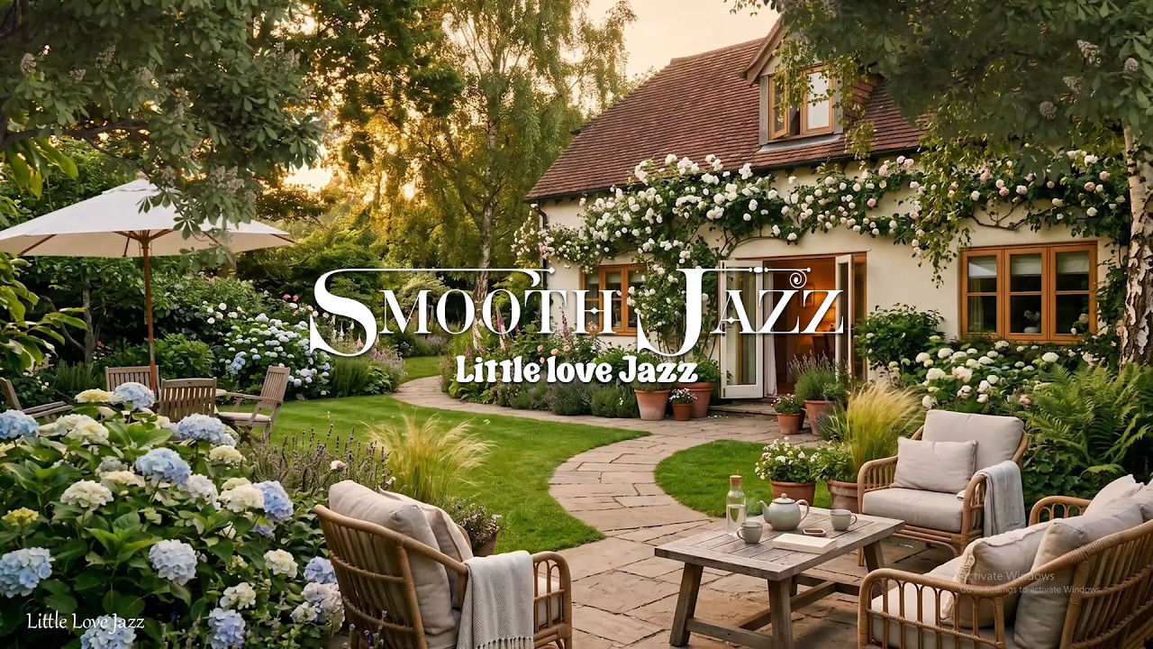 Peaceful Café Jazz with Warm Sunlight ☕ Calm Morning Music for Study, Focus & Rest