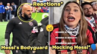 Messi's Bodyguard Angry Reactions to Atlanta Fans Mocking Messi !!🗣️😠 screenshot 4