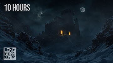 Citadel of Snow — Immersive Blizzard & Howling Wind Ambience | Calm Your Noisy Mind | 10 Hours