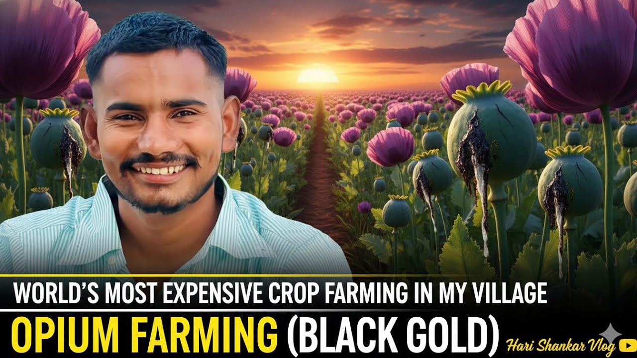 World most expensive crop farming in my village ||Black gold farming ...