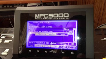 MPC 5000 Tutorial Hard disk recording pt 1