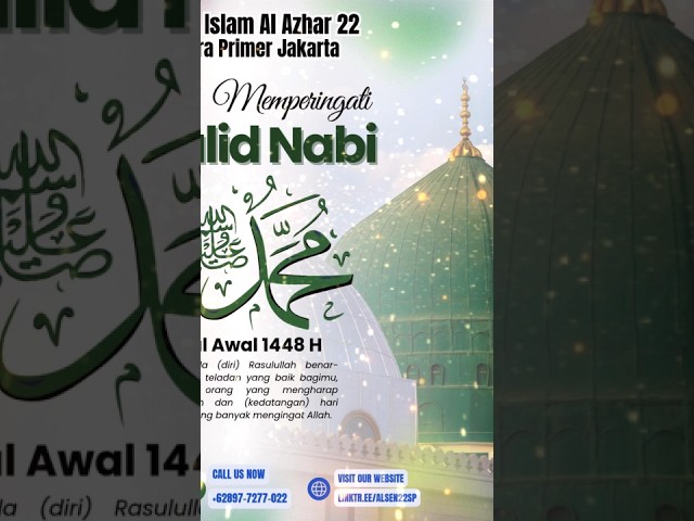 “Bukan Sekadar Memperingati, Tapi Meneladani Rasulullah ﷺ | Maulid Nabi Muhammad 1448 H”