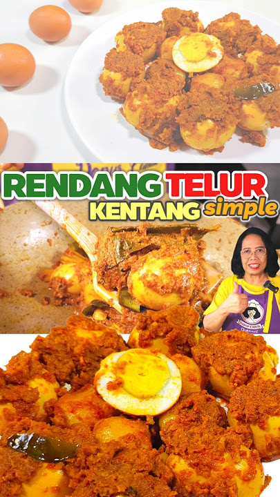 RENDANG TELUR KENTANG #rendang #rendangsimple #lebaran #masakanpadang