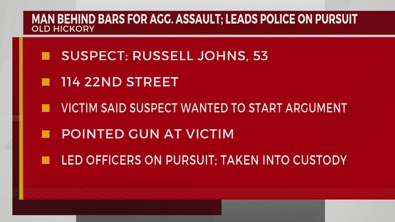 Man accused of pointing gun at victim, leading police on chase - YouTube