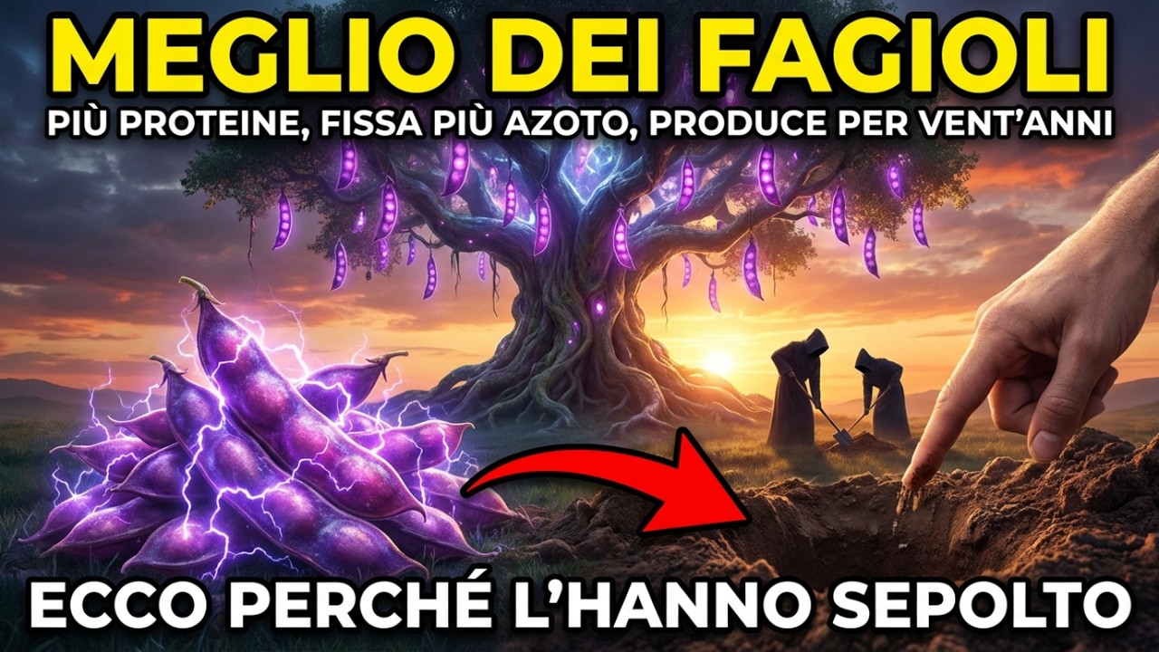 Meglio dei Fagioli. Più Proteine, Più Azoto, Raccolti per 20 Anni.