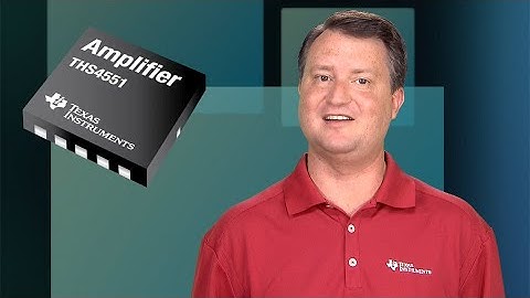 THS4551 Fully Differential Amplifier Overview