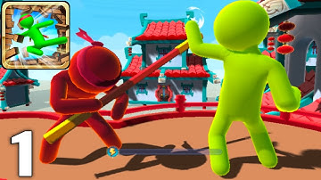 Kung Fu Runner - Gameplay Walkthrough Part 1 All Levels 1-15 (Android & iOS)