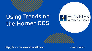 Using Trends on the Horner OCS