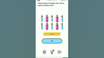 brain out level 134 How many candles do I have left if 2 blew out #brainout #youtubeshorts