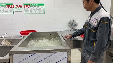 Máy rửa bát công nghiệp băng tải giá rẻ công nghệ cao