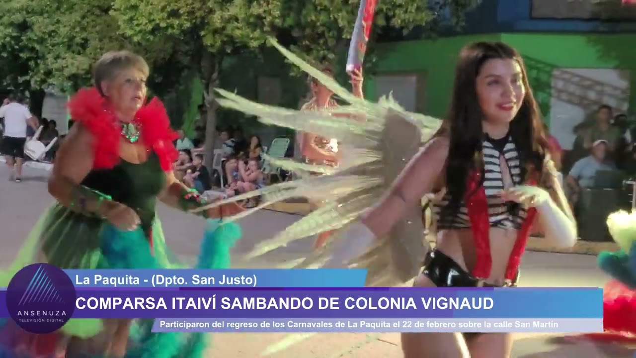 𝐋𝐚 𝐏𝐚𝐪𝐮𝐢𝐭𝐚 /𝐏𝐫𝐞𝐬𝐞𝐧𝐭𝐚𝐜𝐢𝐨́𝐧 𝐝𝐞 𝐥𝐚 𝐂𝐨𝐦𝐩𝐚𝐫𝐬𝐚 ❞𝐈𝐭𝐚𝐢𝐯𝐢́ 𝐒𝐚𝐦𝐛𝐚𝐧𝐝𝐨❞ 𝐝𝐞 𝐂𝐨𝐥𝐨𝐧𝐢𝐚 𝐕𝐢𝐠𝐧𝐚𝐮𝐝