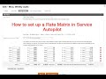 How to use  Rate Matrix in Service Autopilot Estimates