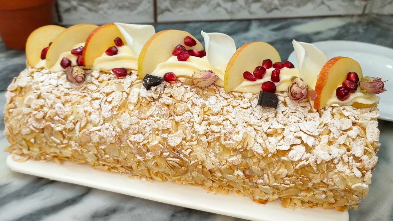 اسهل و اسرع كيك رولي 😍 بسكوي رولي خطوة بخطوة بلا مايتكسر 👌 احسن من المحلات |roulé au fruit