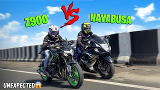 じゃっhsj Kawasaki Z900 vs Hayabusa Drag Race 😱 | Unexpected Result