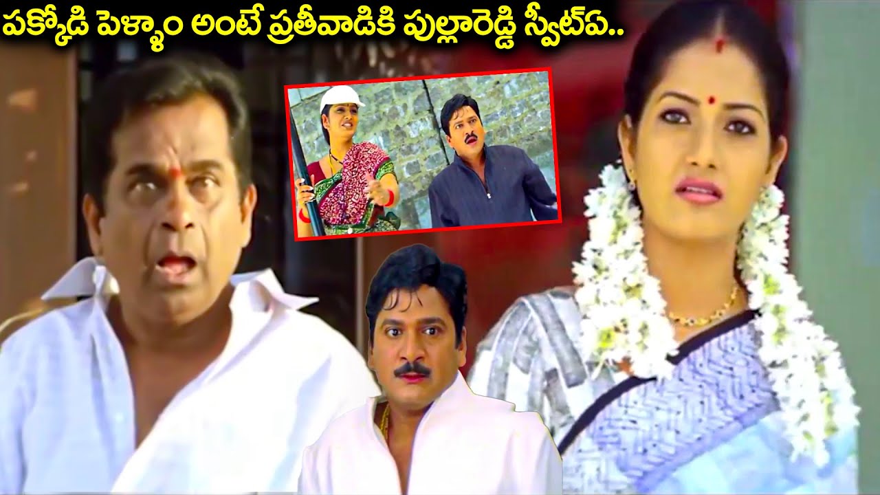 పక్కోడి పెళ్ళాం అంటే ప్రతీవాడికి పుల్లారెడ్డి స్వీట్ఏ.. | Rajendra Prasad & Brahmanandam Best Comedy