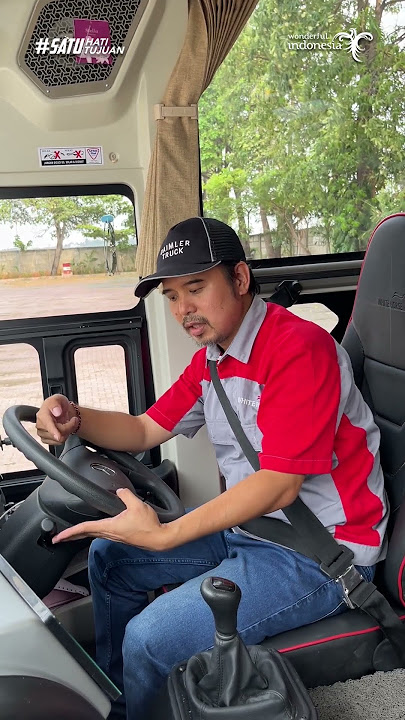 HOW TO USE EXHAUST BRAKE IN MEDIUM BUS 🤔✨ #buspariwisata #busmania #buswhitehorse