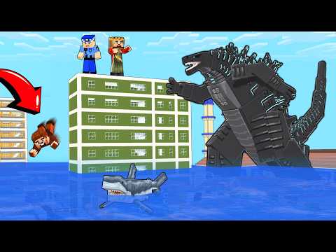 DEV GODZILLA ŞEHRİ YOK EDECEK! - Minecraft