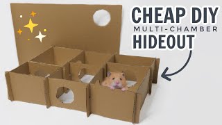 How to Make a CHEAP hamster hideout!