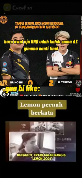 STORY WA MOBILE LEGEND LEMON || STORY WA 30 DETIK LEMON