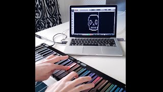 I Was Challenged to Draw a Skull (Live MIDI Art)