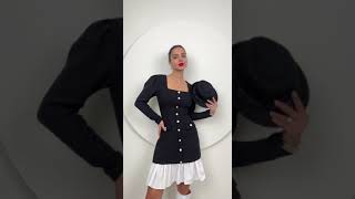 Tüvit Garnili Ve Dantel Dokunuşlu Elbise Ile Şıklığın Zirvesi