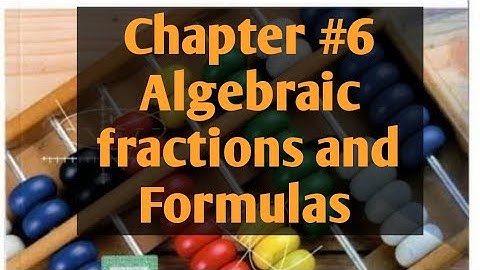 Ex 6A||Q#4||D2 math||NSM 2||Algebraic fractions and Formulas || Chapter #6||O level math.