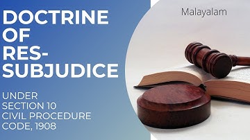Section 10 of Civil Procedure Code,1908 | Doctrine of Res Subjudice