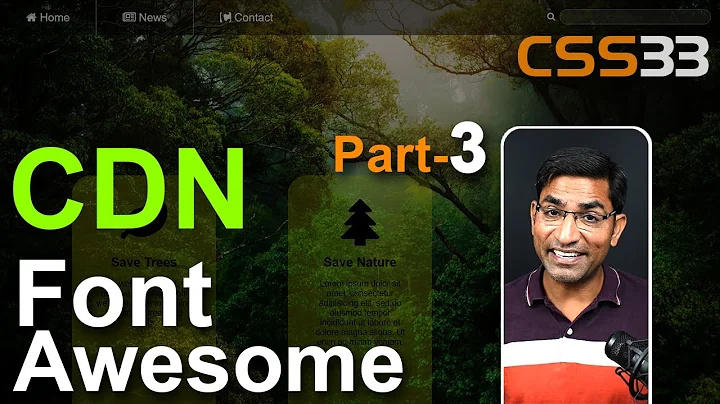 Font Awesome CDN icon html CSS tutorials in Hindi / Urdu Part-3 CSS-33