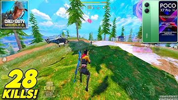 POCO X7 PRO 🔥 CALL OF DUTY MOBILE GAMEPLAY TEST | POCO X7 PRO CODM TEST 