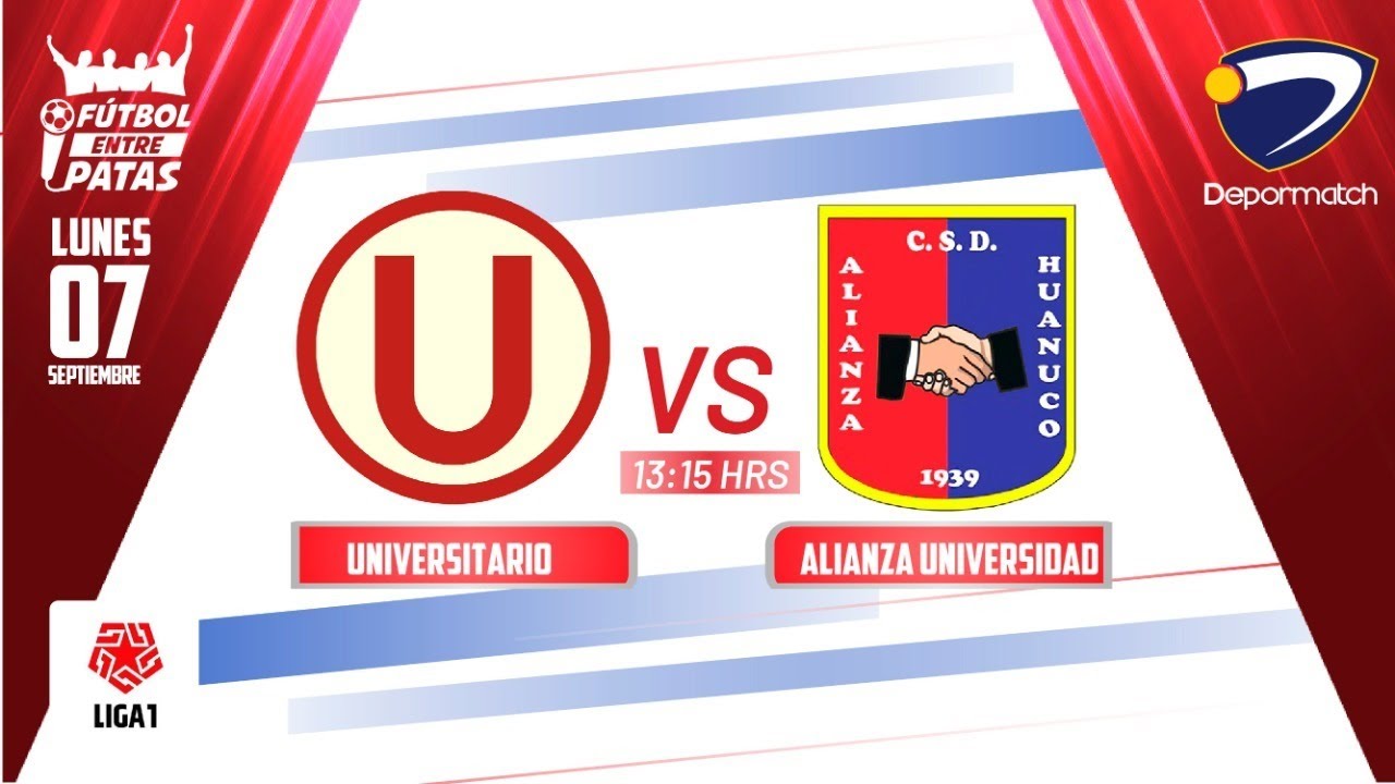 🔴Partido en VIVO Universitario vs. Alianza UHD YouTube