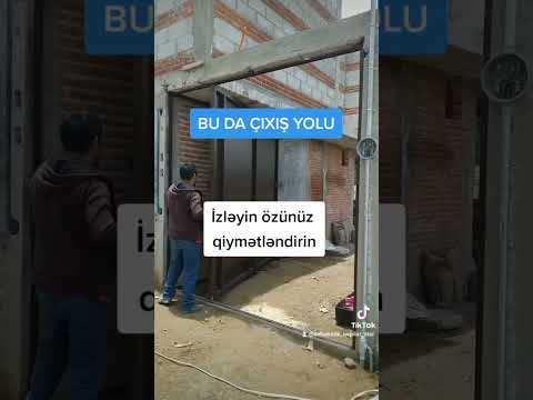 Video: Darvaza ilə yelləncək qapılar - evinizin gözəl təbəssümü