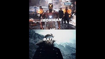 Ironman vs Batman #shorts #viralshorts #trending #ironman #batman #marvel #dc #dceu #mcu #vs #heroic