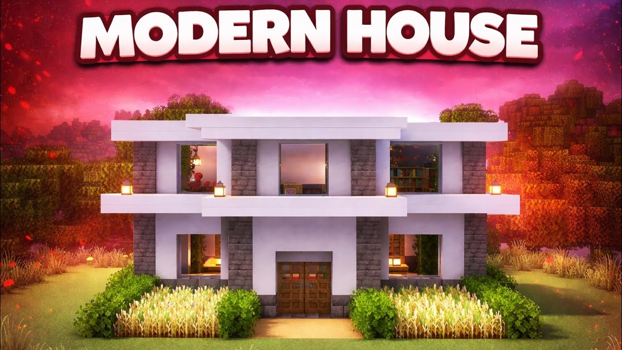Modern House Build Serenity Minecraft Map