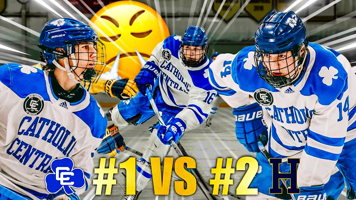 THE GREATEST HIGH SCHOOL HOCKEY GAME EVER...(#1 CATHOLIC CENTRAL VS. #2 HARTLAND IN A SOLD-OUT WAR)