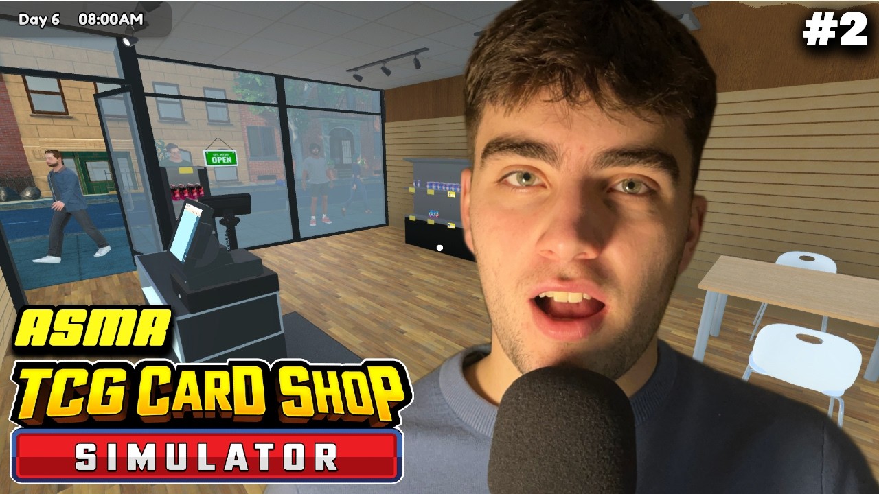 (ASMR) РАЗВИВАЕМ НАШ МАГАЗИН | Симулятор магазина коллекционных карточных игр | Эпизод 2