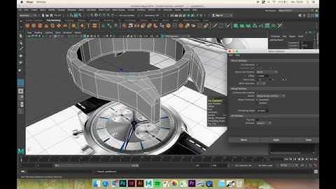 Modelling Wristwatch Part1 (Maya 2018)