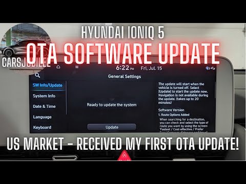 Hyundai Ioniq 5 - OTA (over-the-air) Updates Finally Here! Mine Just Updated!