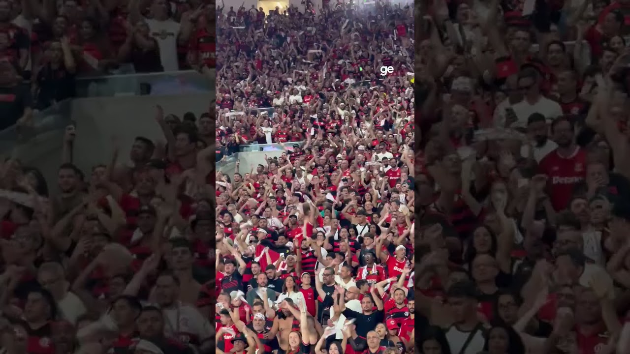 MARACANÃ EXPLODE APÓS O GOL DE ARRASCAETA! | #shorts | ge.globo