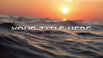 Shotcut - Animated Text template 01 -  DEMO